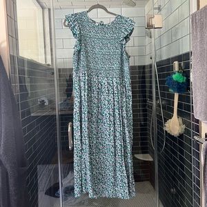 A New Day floral midi dress (size L)